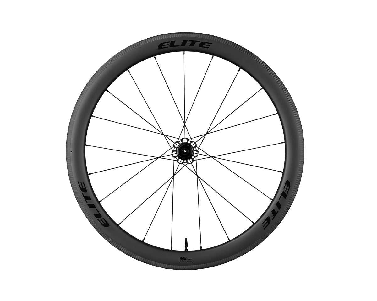 Ruedas de Carbon ELITEWHEELS Marvel 50 V II Negro