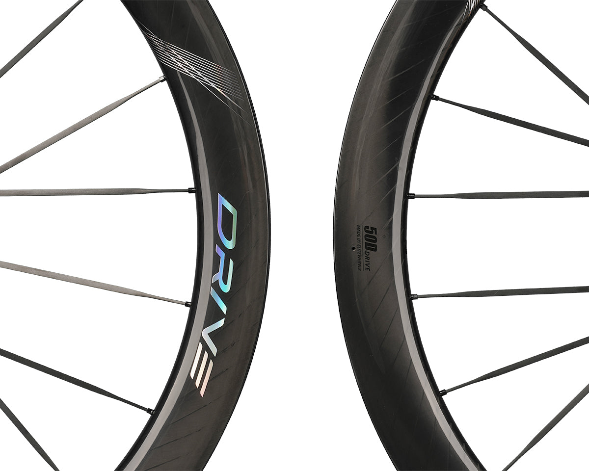 Ruedas de Carbon ELITEWHEELS Drive 50D II Tornasol