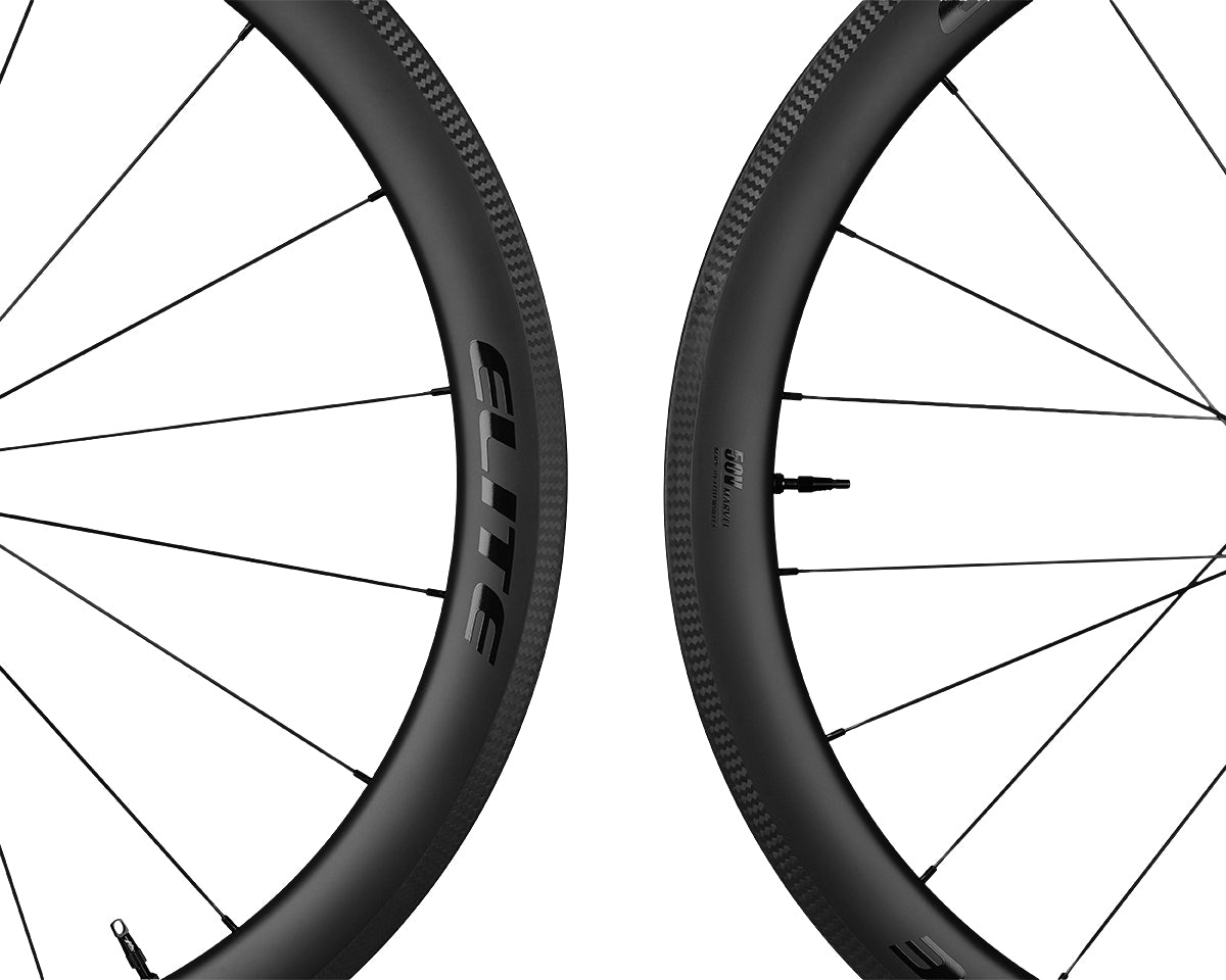 Ruedas de Carbon ELITEWHEELS Marvel 50 V II Negro