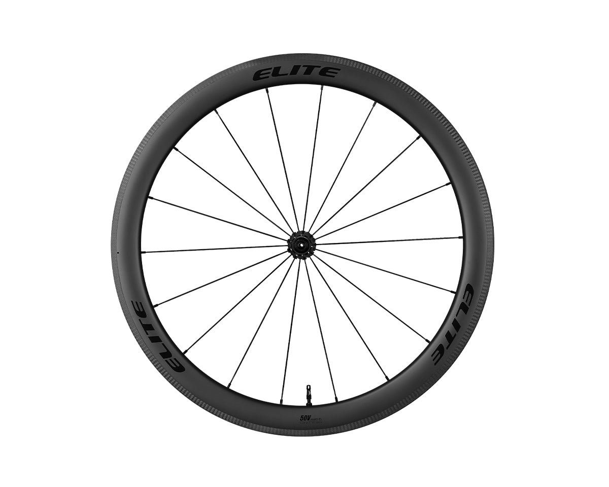 Ruedas de Carbon ELITEWHEELS Marvel 50 V II Negro