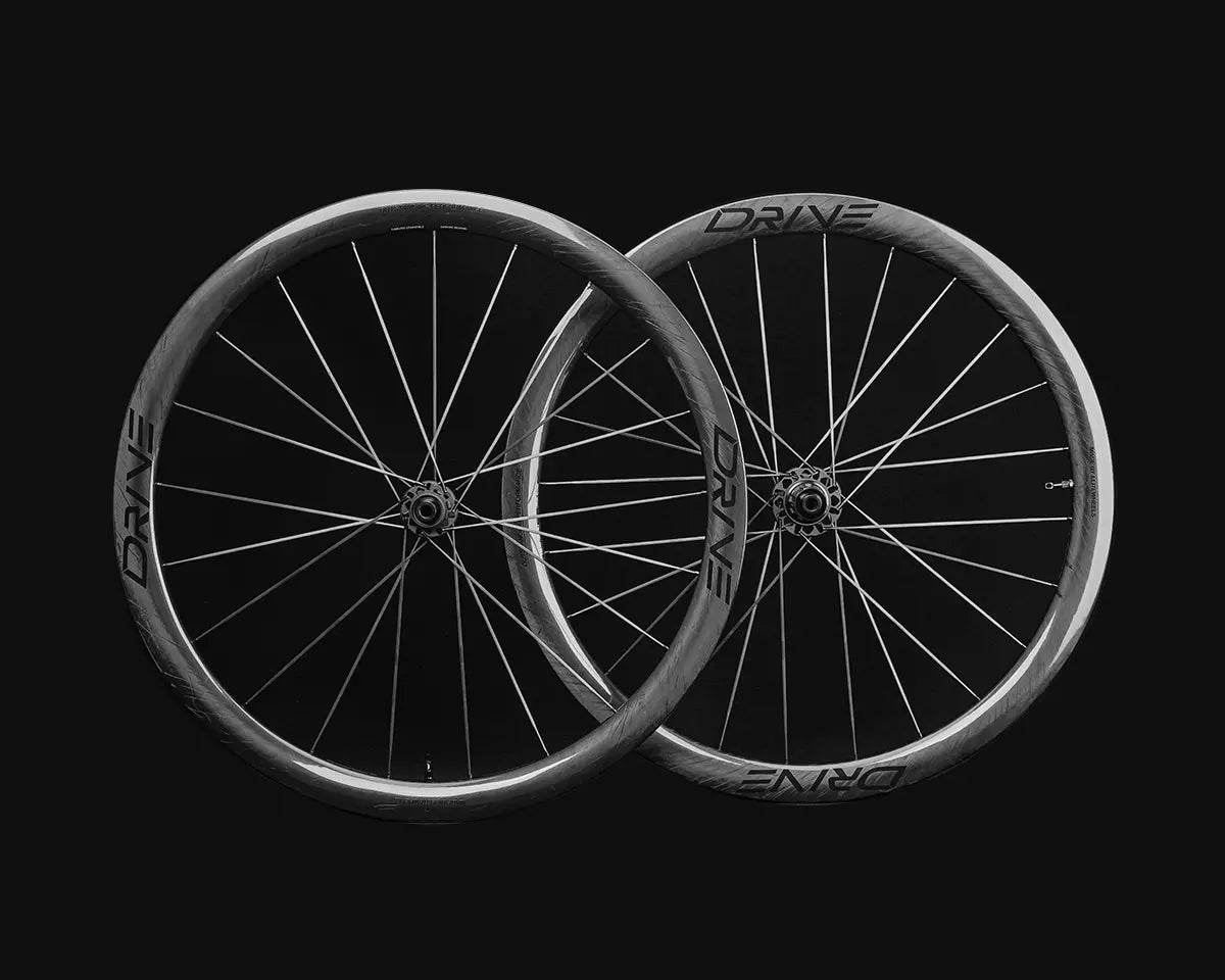 Ruedas de Carbon ELITEWHEELS Drive 40D Negro