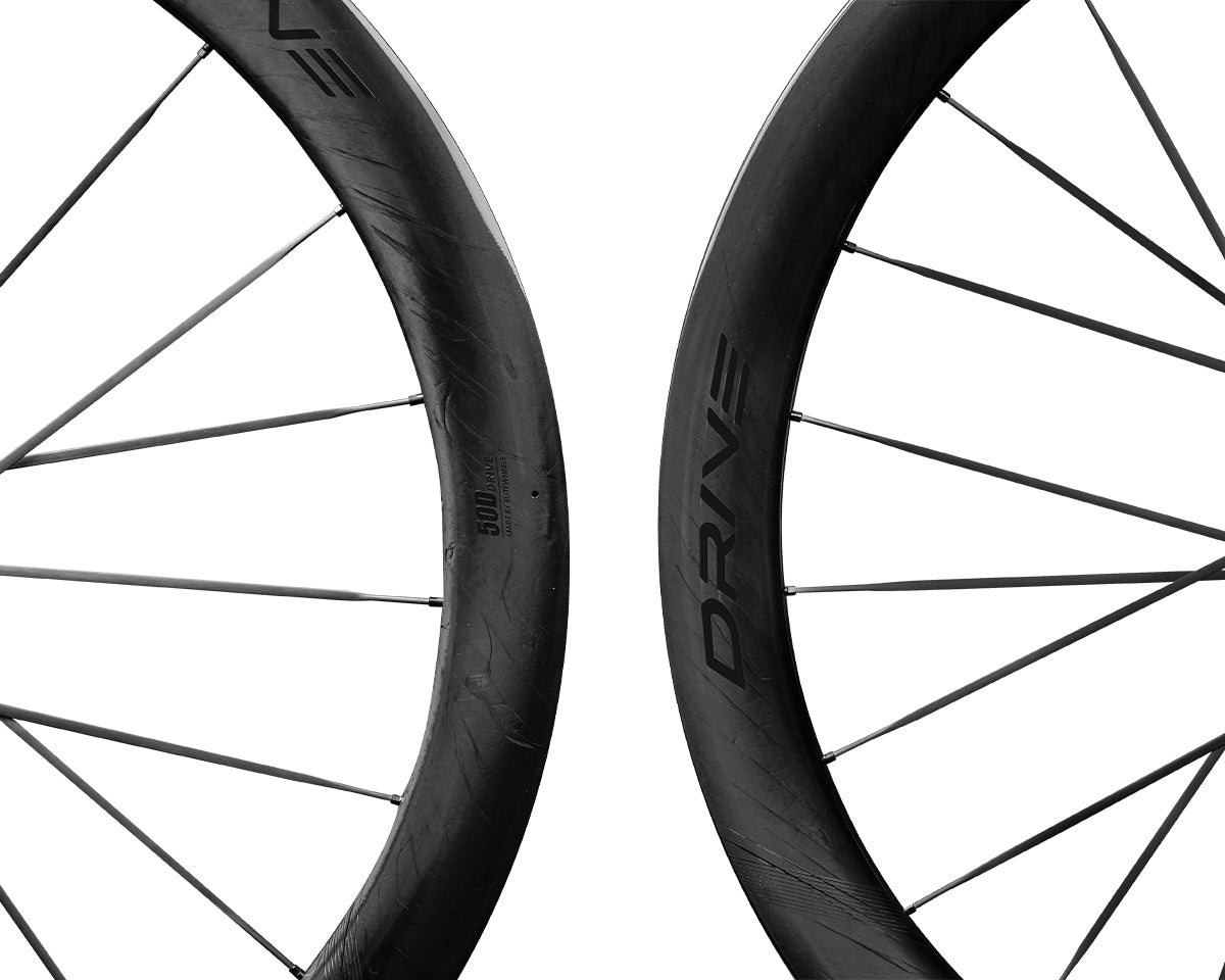 Ruedas de Carbon ELITEWHEELS Drive 50D II Negro