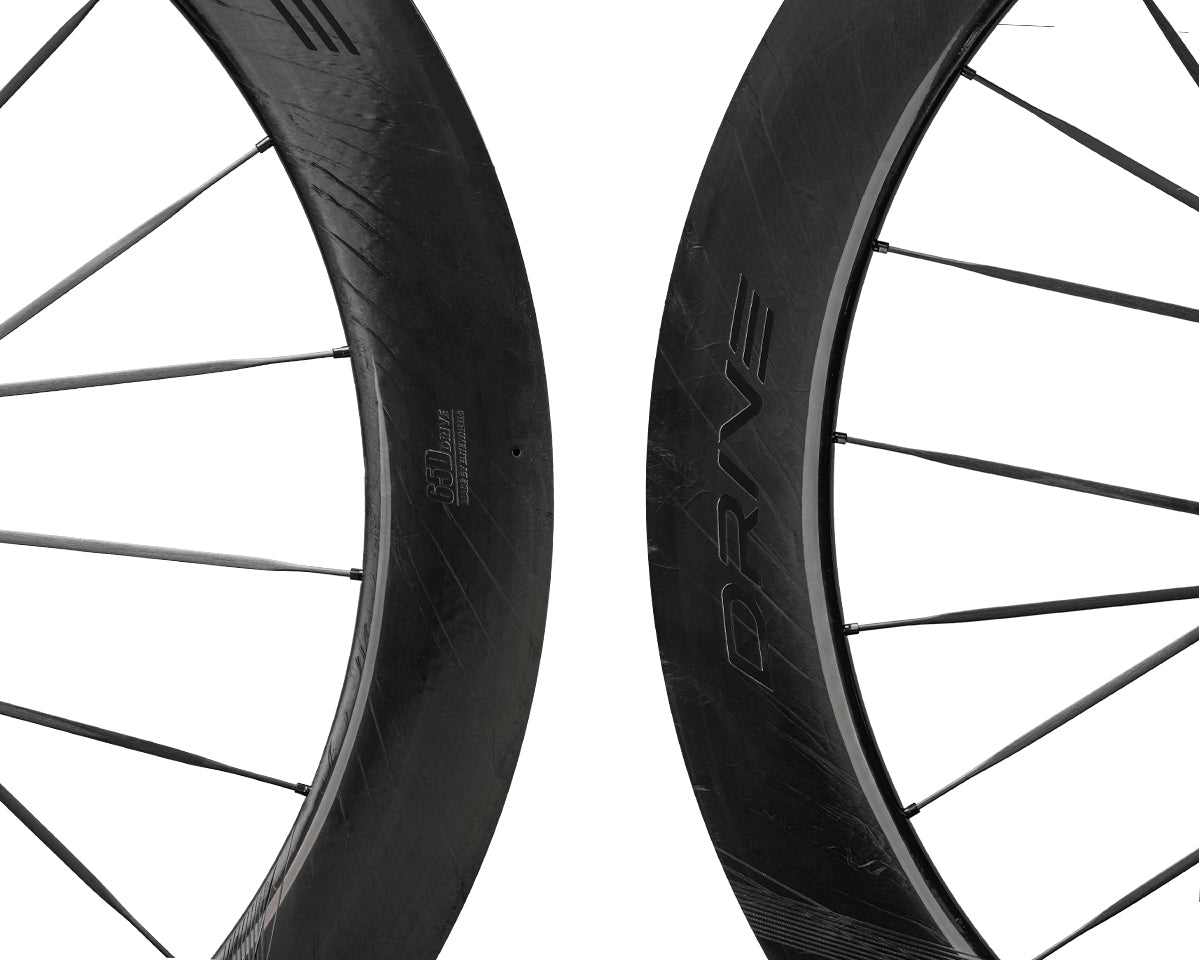 Ruedas de Carbon ELITEWHEELS Drive 65D II Negro