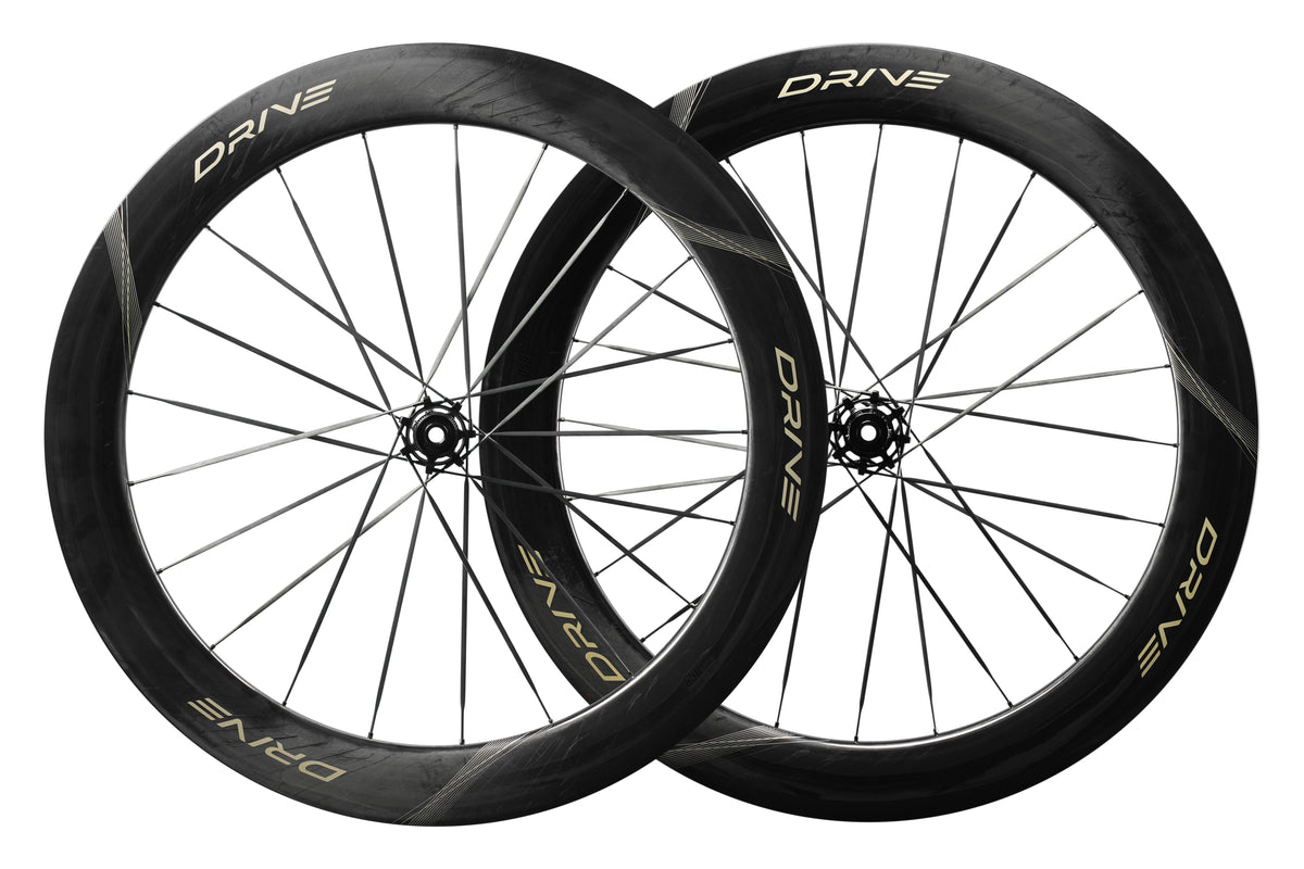 Ruedas de Carbon ELITEWHEELS Drive 65D II Dorado