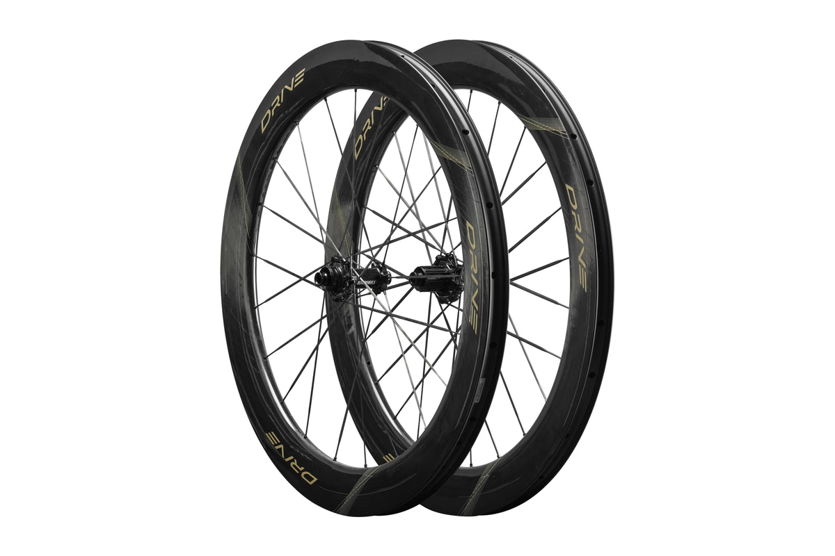 Ruedas de Carbon ELITEWHEELS Drive 65D II Dorado
