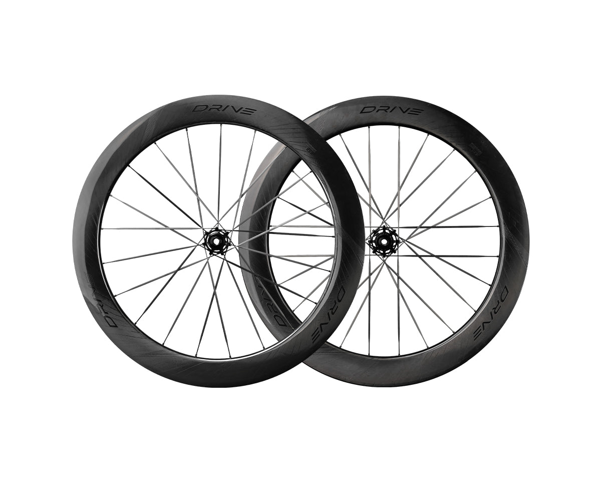 Ruedas de Carbon ELITEWHEELS Drive 65D II Negro