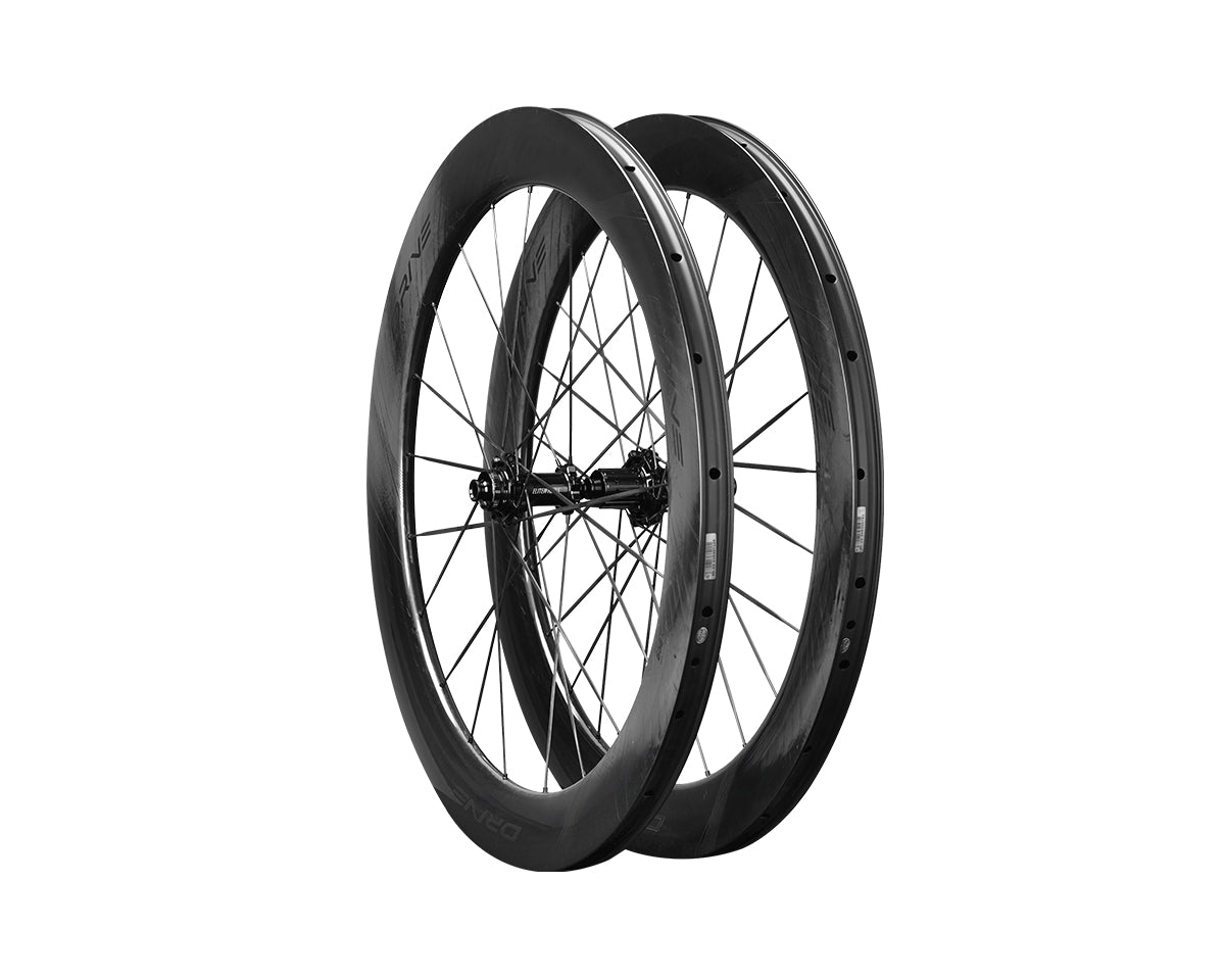Ruedas de Carbon ELITEWHEELS Drive 65D II Negro