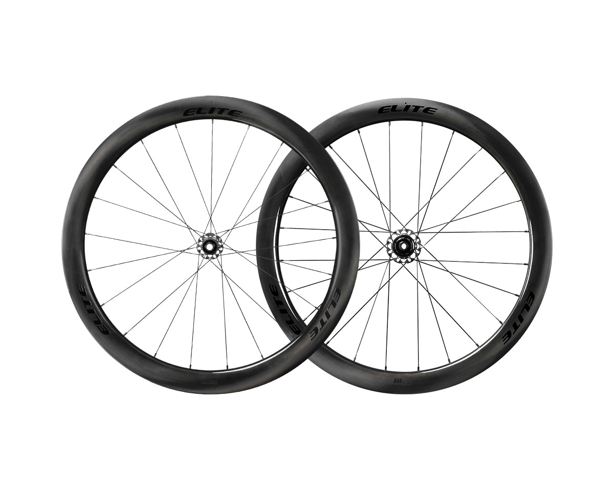 Ruedas de Carbon ELITEWHEELS Marvel 50D II Negro